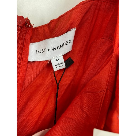 Lost + Wander Women's Dress Sleeveless‎ Mini Smocked Casual Summer Medium NWT - Picture 5 of 9